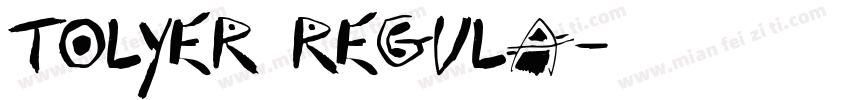 Tolyer Regula字体转换
